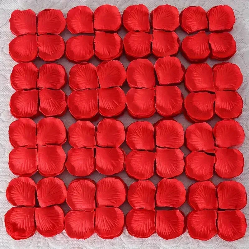 5000/100Pcs Artificial Fake Rose Petals Colorful Simulation