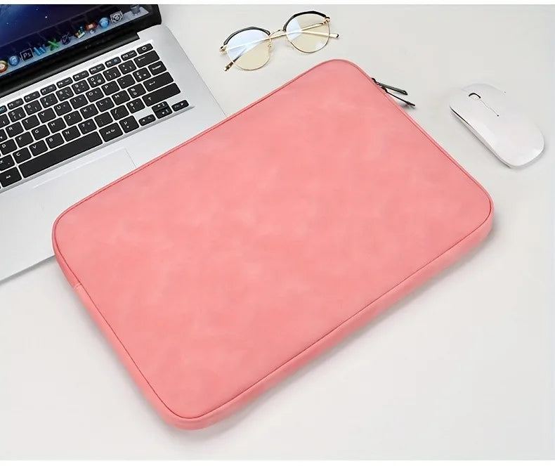 Stylish Faux Leather Protective Tablet Laptop Pouch Case