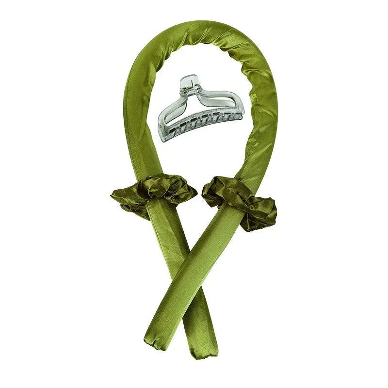 Heatless Curling Rod Headband No Heat Curls Silk Ribbon Hair Roller Sleeping Soft Headband Wave Formers Hair Curler Styling Tool