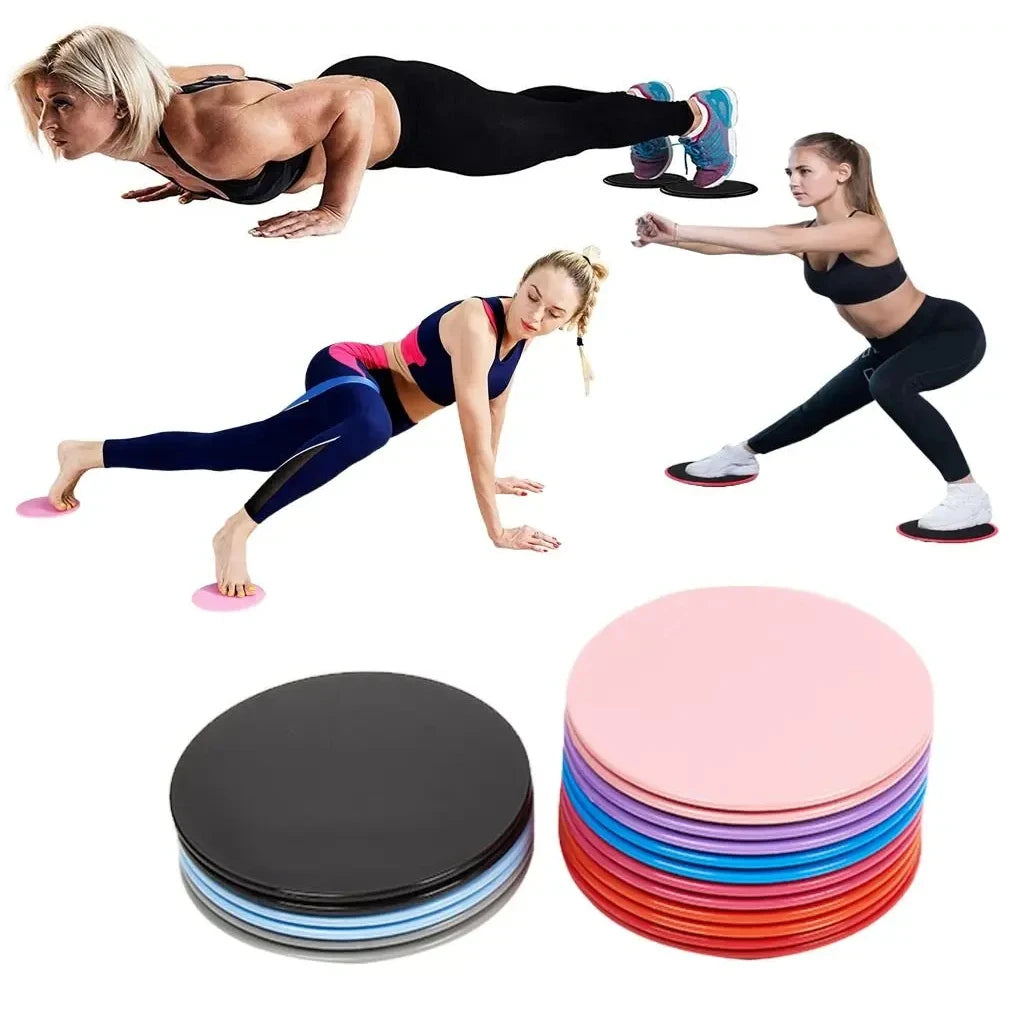 2 Pack Full-Body Workout Fitness Core Gliding Pads