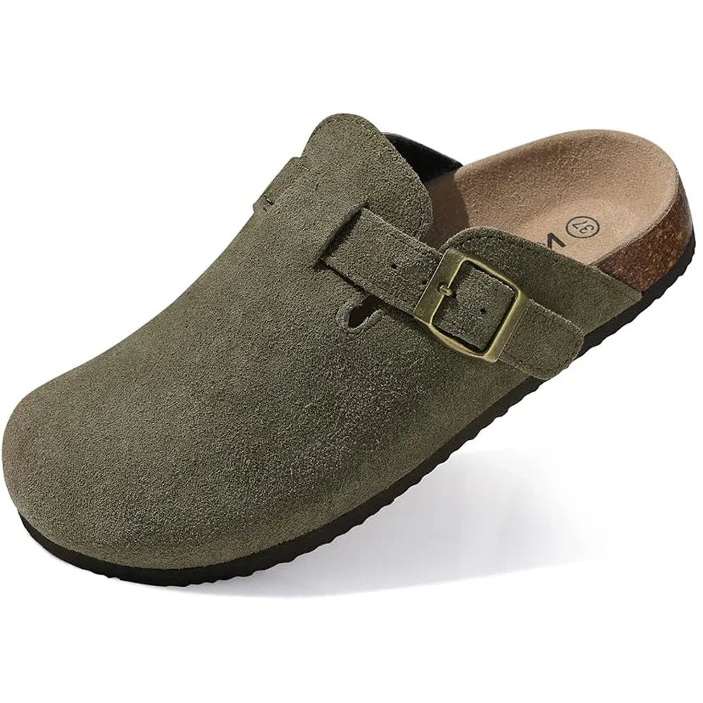 Trending Slip On Cork Clog Mules with Arch Support