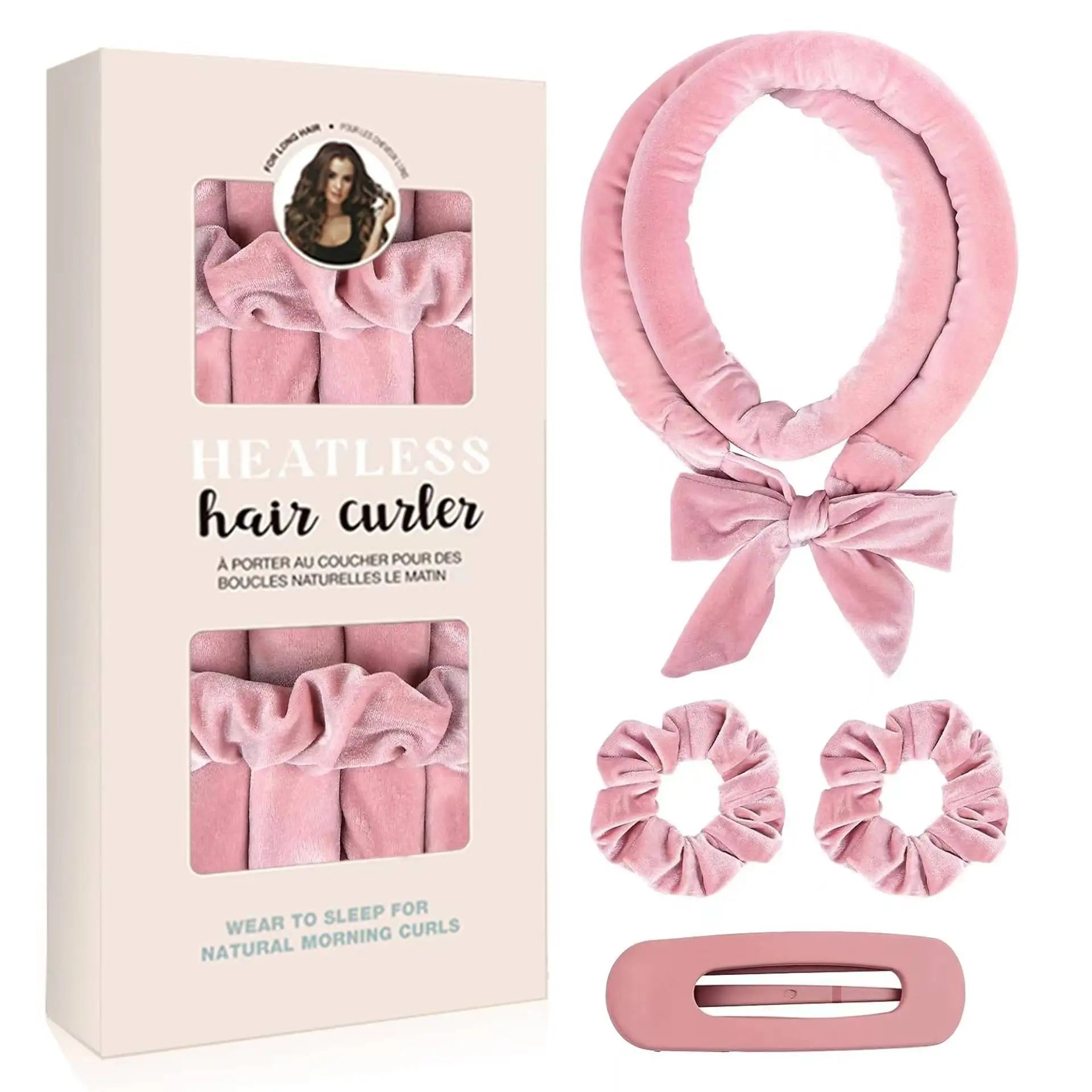 Soft Heatless Curling Rod Headband Set