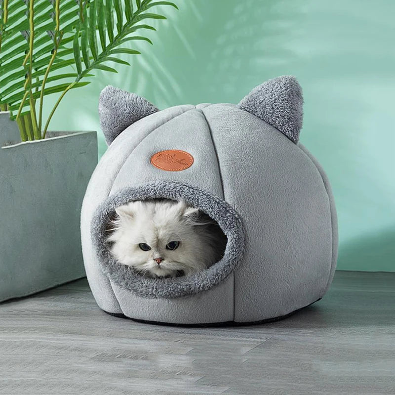 Warm Cosy Cat House Nest Bed