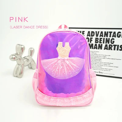 Ballet Bag for Girls Ballerina Dance Bag For Kids Pink Dancing Backpack Children Ballet Dance Bags Baby School Backpack