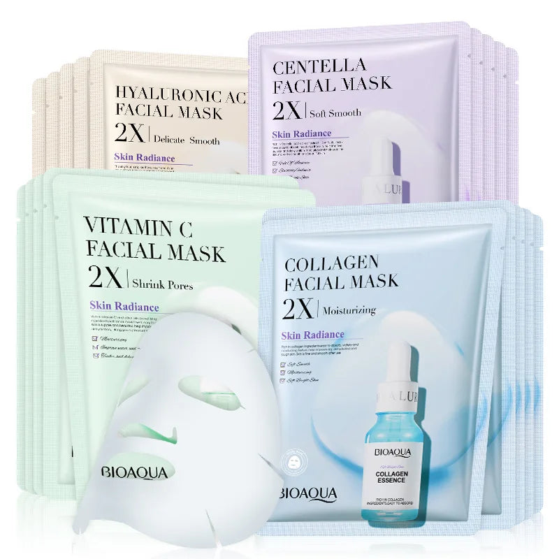 20 Pack Collagen Moisturizing Facial Mask Sheets