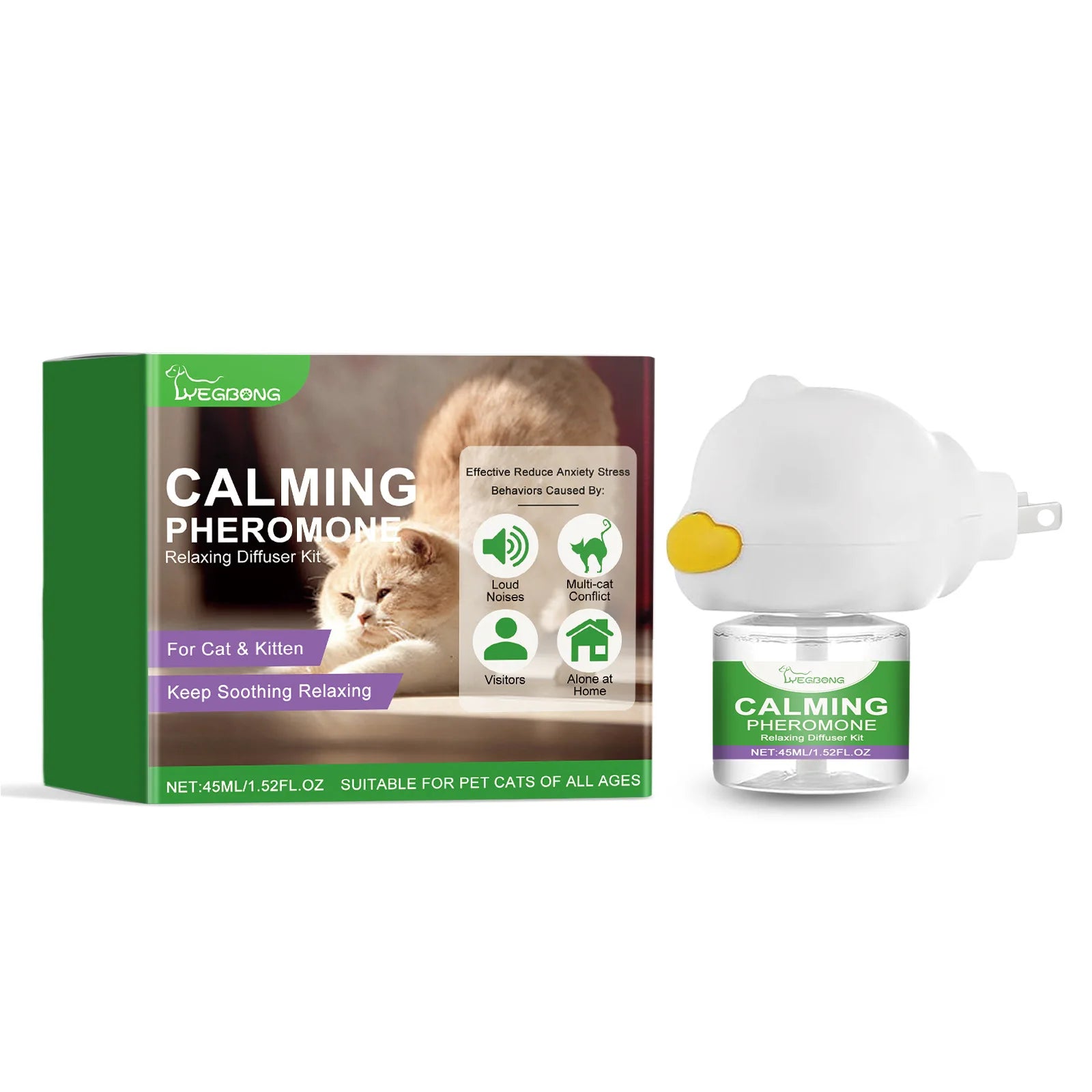 Cat Calming Diffuser Cat Pheromone Plug-In Relaxants