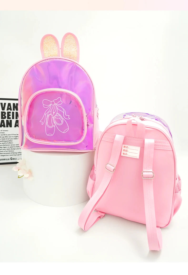 Ballet Bag for Girls Ballerina Dance Bag For Kids Pink Dancing Backpack Children Ballet Dance Bags Baby School Backpack