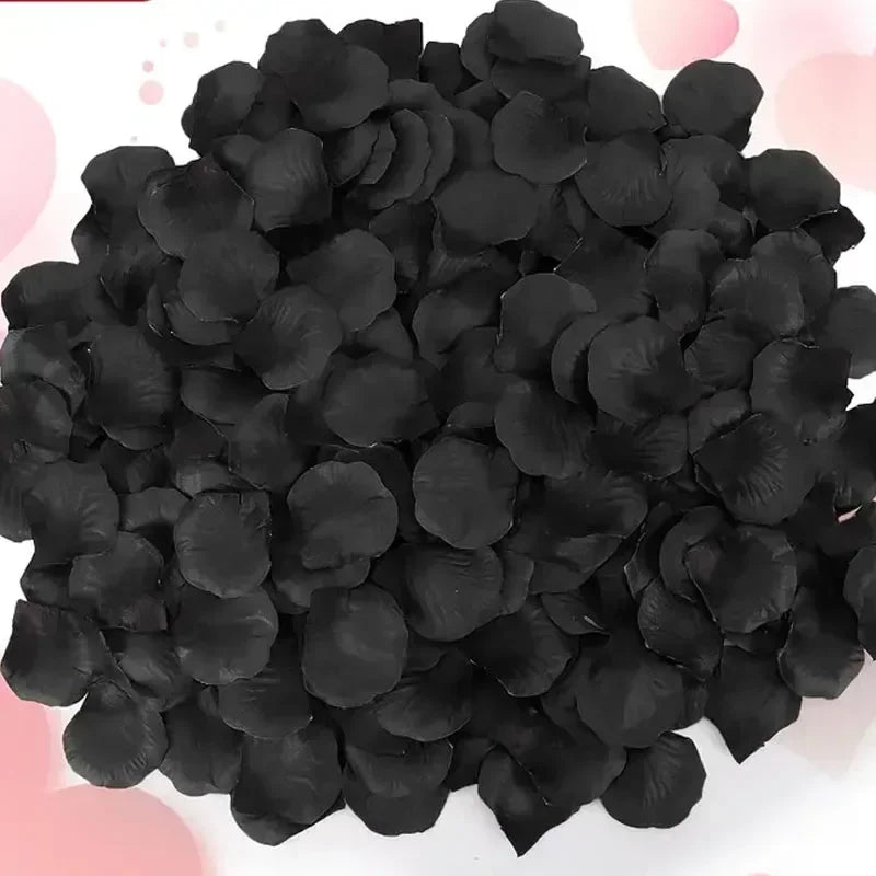 5000/100Pcs Artificial Fake Rose Petals Colorful Simulation