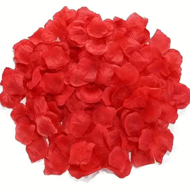 5000/100Pcs Artificial Fake Rose Petals Colorful Simulation