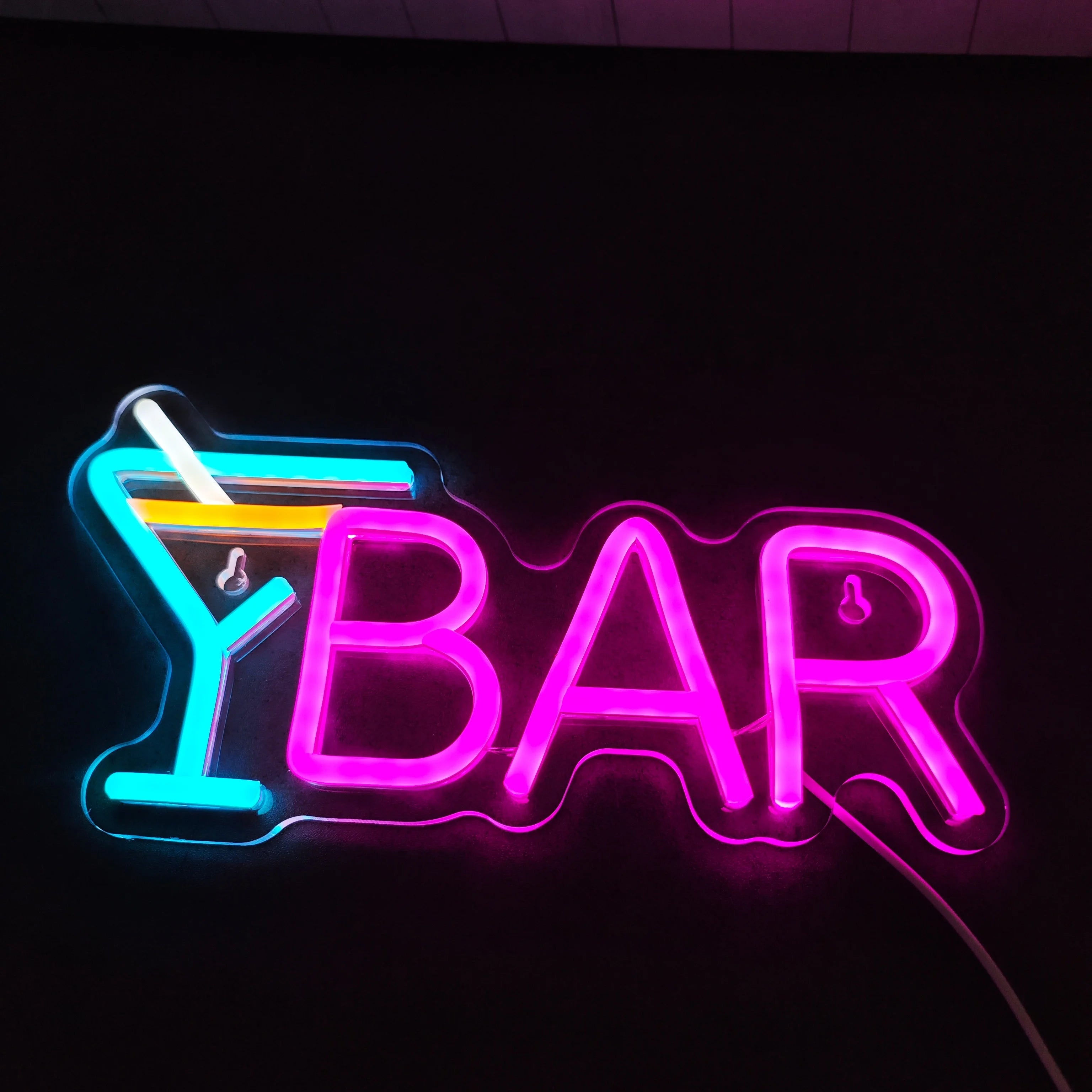 Novelty Neon LED Bar Cocktail Sign