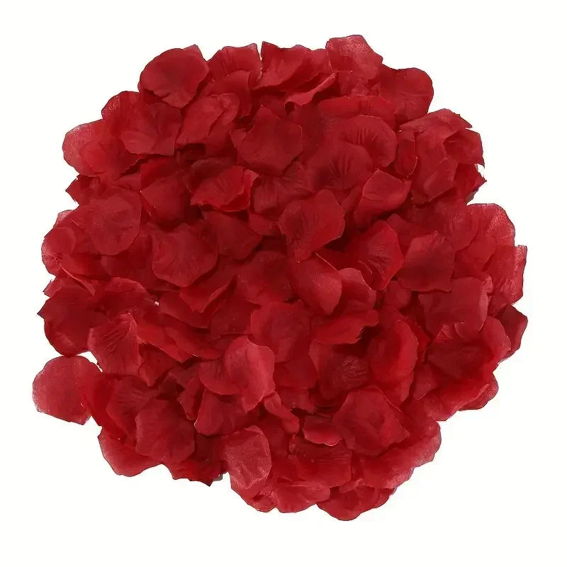 5000/100Pcs Artificial Fake Rose Petals Colorful Simulation