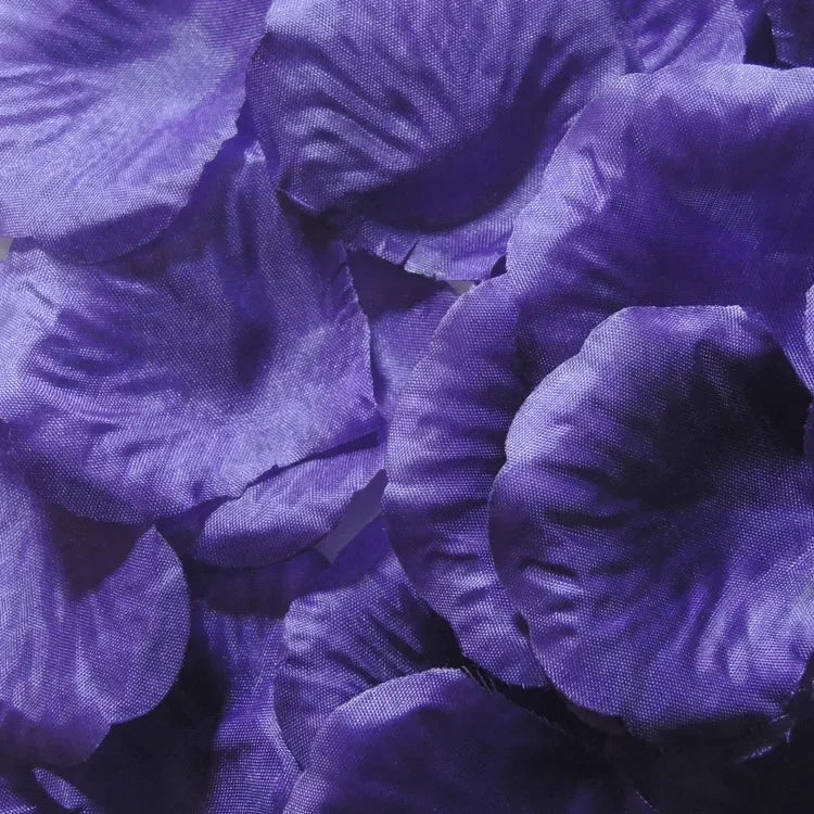 5000/100Pcs Artificial Fake Rose Petals Colorful Simulation