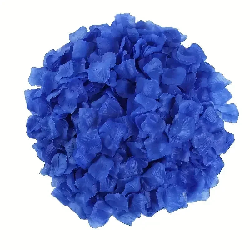 5000/100Pcs Artificial Fake Rose Petals Colorful Simulation