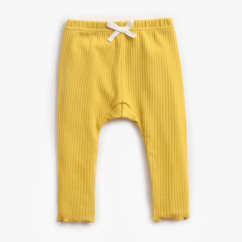 Spring Newborn Baby Girls Pants Casual Leggings Fashion Kids PP Pants for Girls Toddler Baby Long Trousers Children Soft