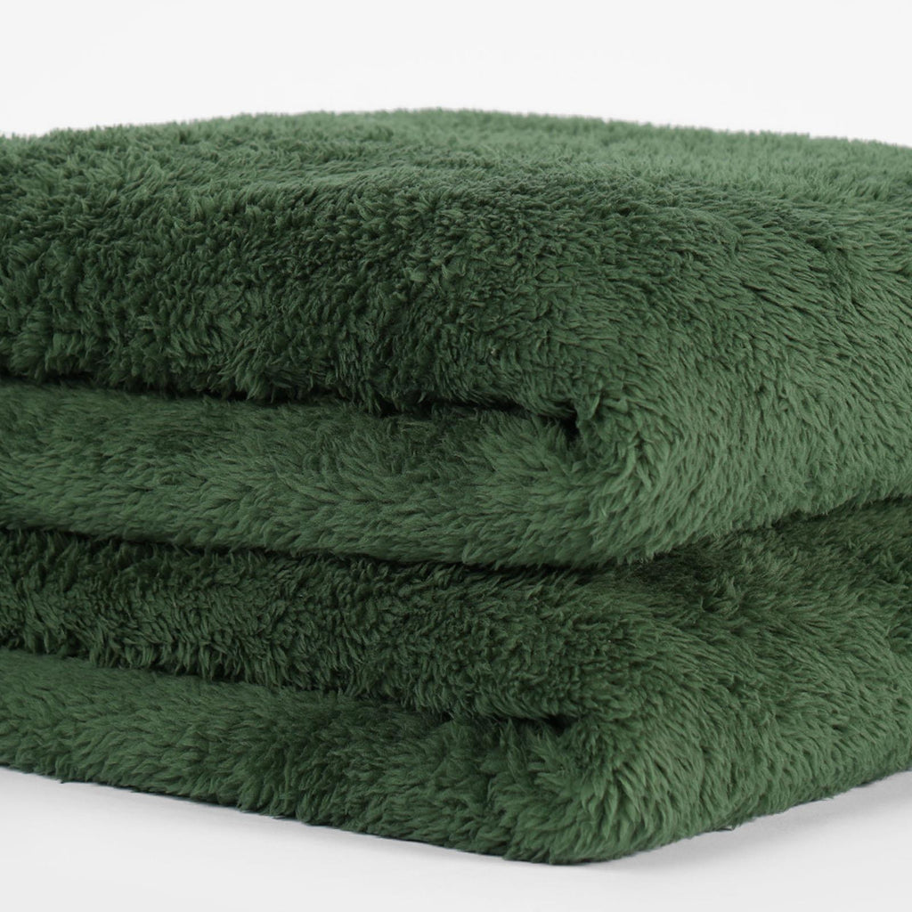 Brentfords Teddy Fleece Bear Blanket Large Throw over Bed Plush Soft Bedspread