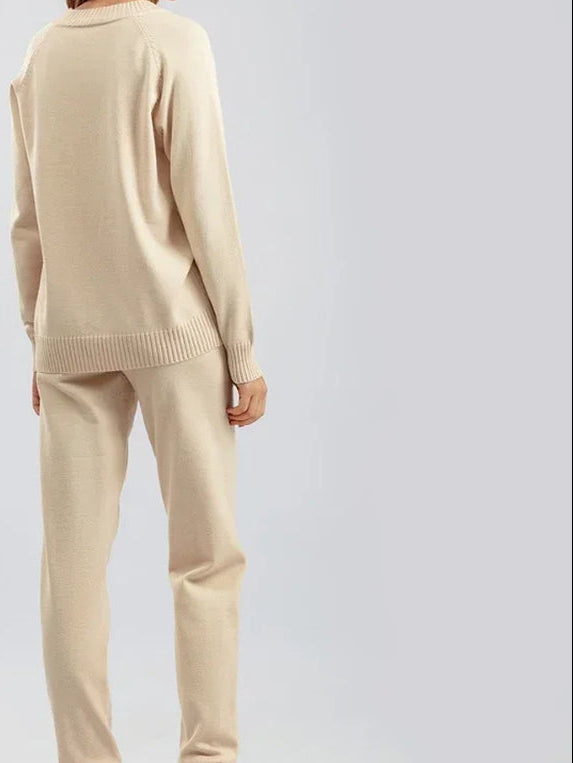 Autumn Winter Harem Pants Casual Women'S Tracksuit Sweater Two Piece Sets Womens Outifits Pullover 2 Piece Sets Womens Outfits