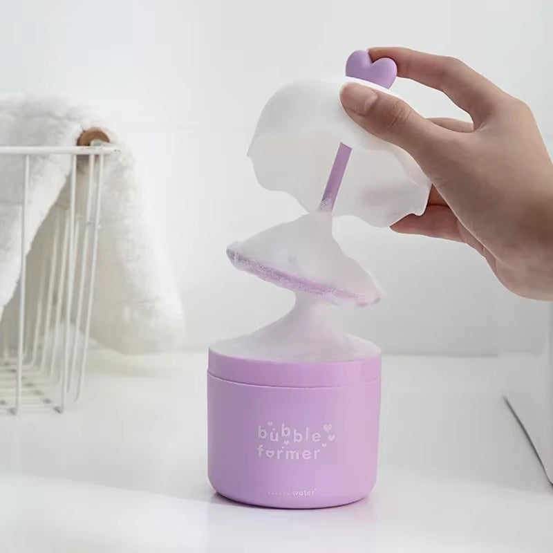 Portable Foam Maker Cup Bubble Foamer Maker Facial Cleanser Foam Cup Body Wash Bubble Maker Bubbler for Face Clean Tools