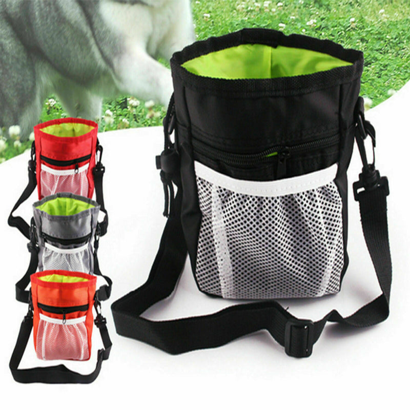 Dog Training Walking Pouch Treat Storage Bag Dispenser Obedience Snack Holder UK