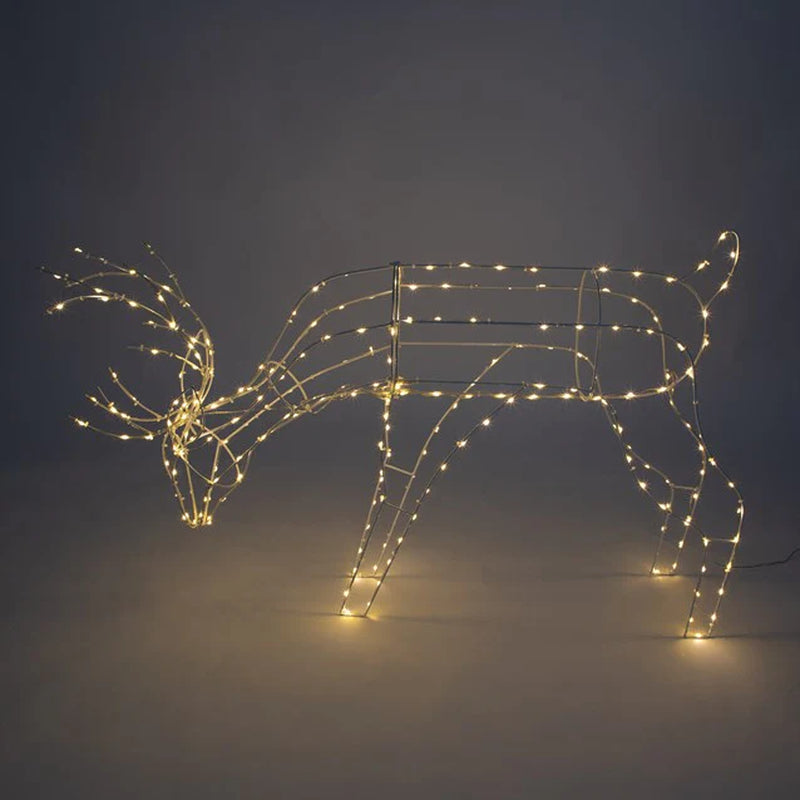 Christmas Workshop 250 LED Light up Grazing Reindeer - 65Cm Tall (Carton of 1)