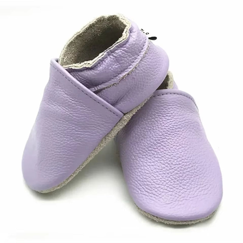 Genuine Leather Baby Shoes 2025 Summer Infant Toddler Baby Shoes Moccasins Shoes First Walker Soft Sole Crib Baby Boy Shoes