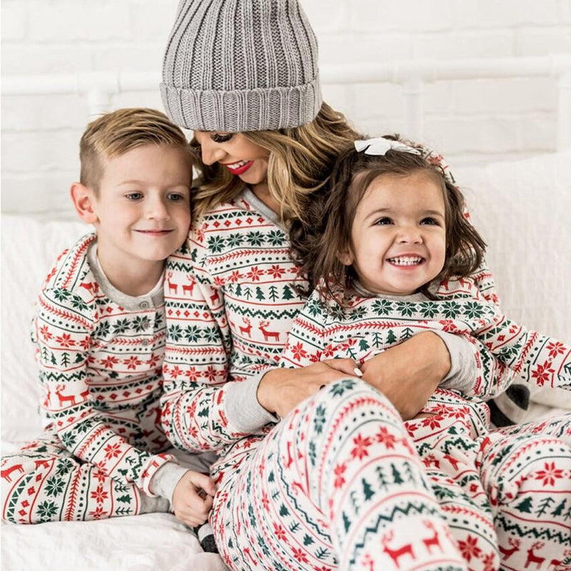 Christmas Pajamas Family Matching New Year Father Mother Kids Baby Look Clothes Set Dad Mom and Daughter Son Pyjamas Outfit