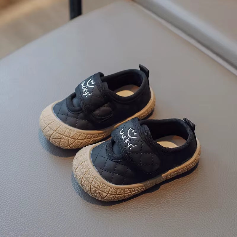 Baby Walking Shoes Lucky 2025 Spring anti Slip Boys and Babies Steady Shoes Velcro Girls and Children'S Shoes Cartoon Shoes