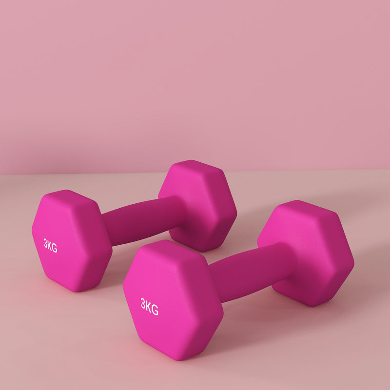Dumbbells, Hexagonal Weights Pair