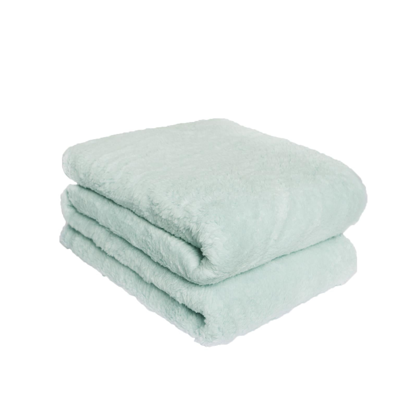 Brentfords Teddy Fleece Bear Blanket Large Throw over Bed Plush Soft Bedspread