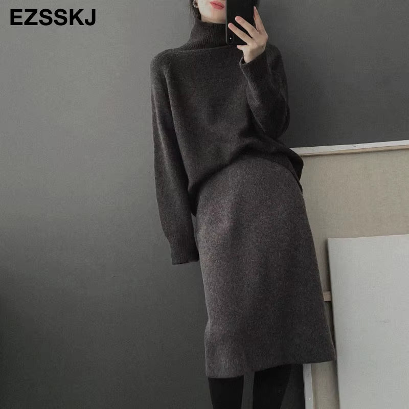Woman Sweaters Warm Sweater Oversize Female Women'S Turtleneck 2020 Autumn Winter Women'S Wool Sweater Women'S Jumper Pull Long