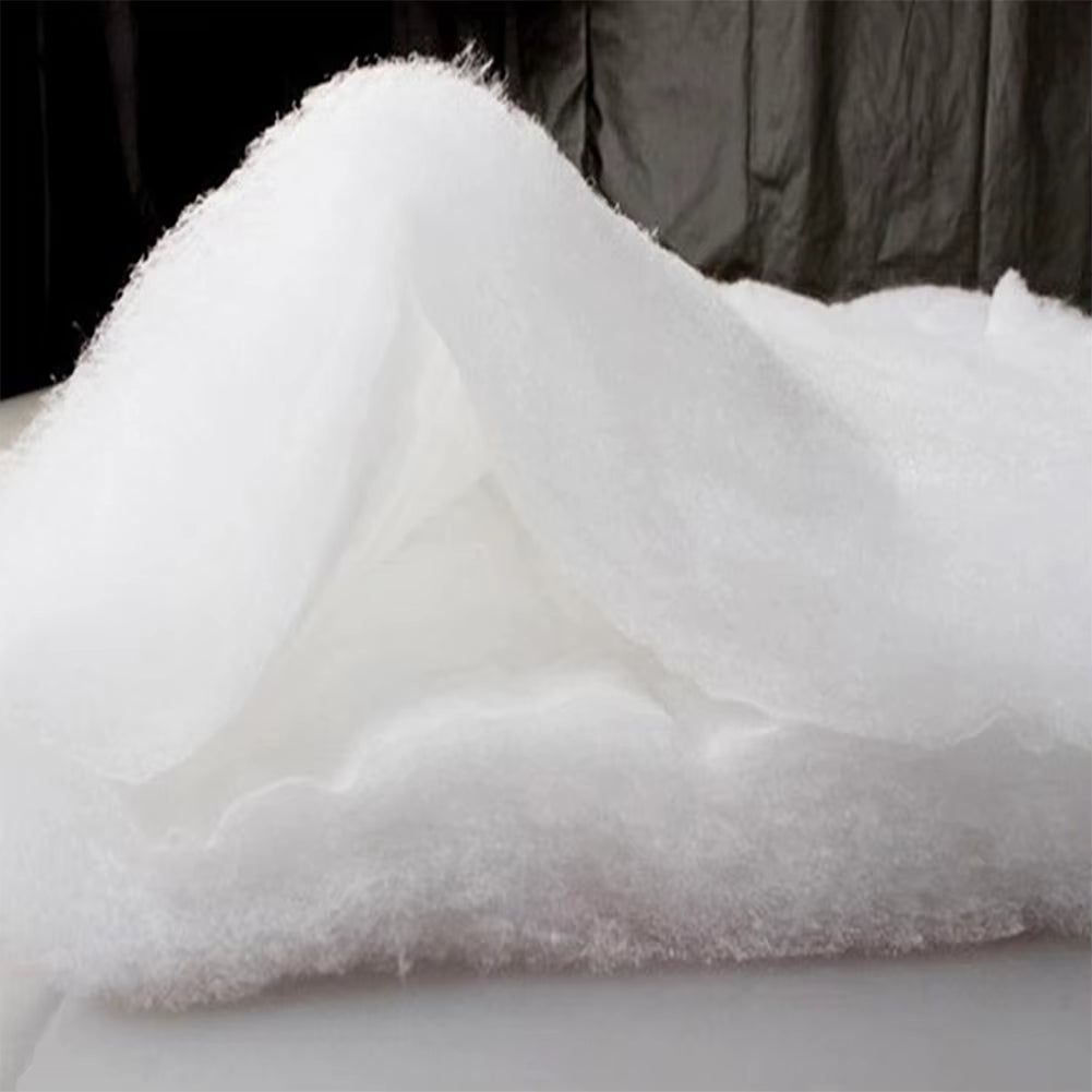 Artificial Christmas Fake Snow Cotton Carpet Fluffy Fiber Stuffing White Snow for Xmas Tree Ornament Christmas Decoration