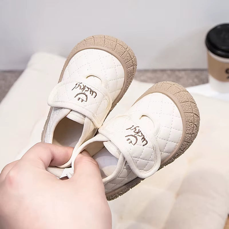 Baby Walking Shoes Lucky 2025 Spring anti Slip Boys and Babies Steady Shoes Velcro Girls and Children'S Shoes Cartoon Shoes